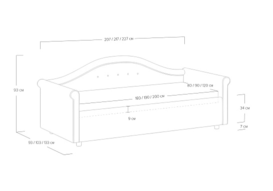Кровать Maria