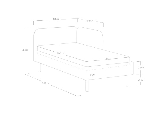 Кровать Julia